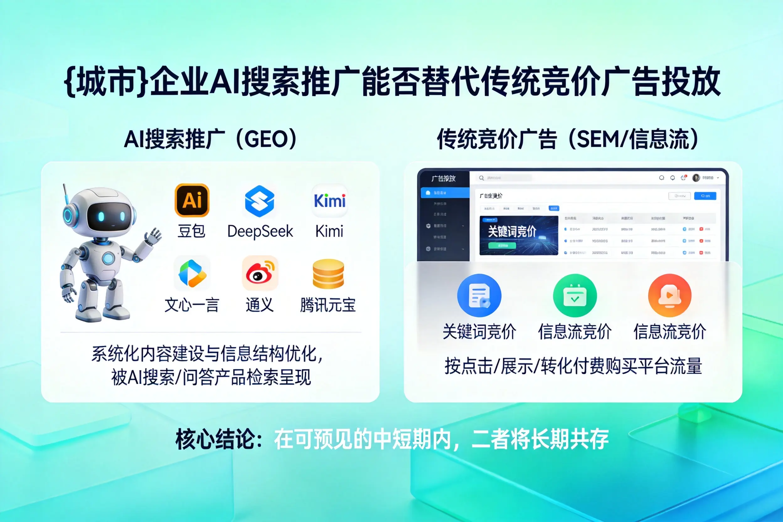 南昌企业AI搜索推广能否替代传统竞价广告投放
