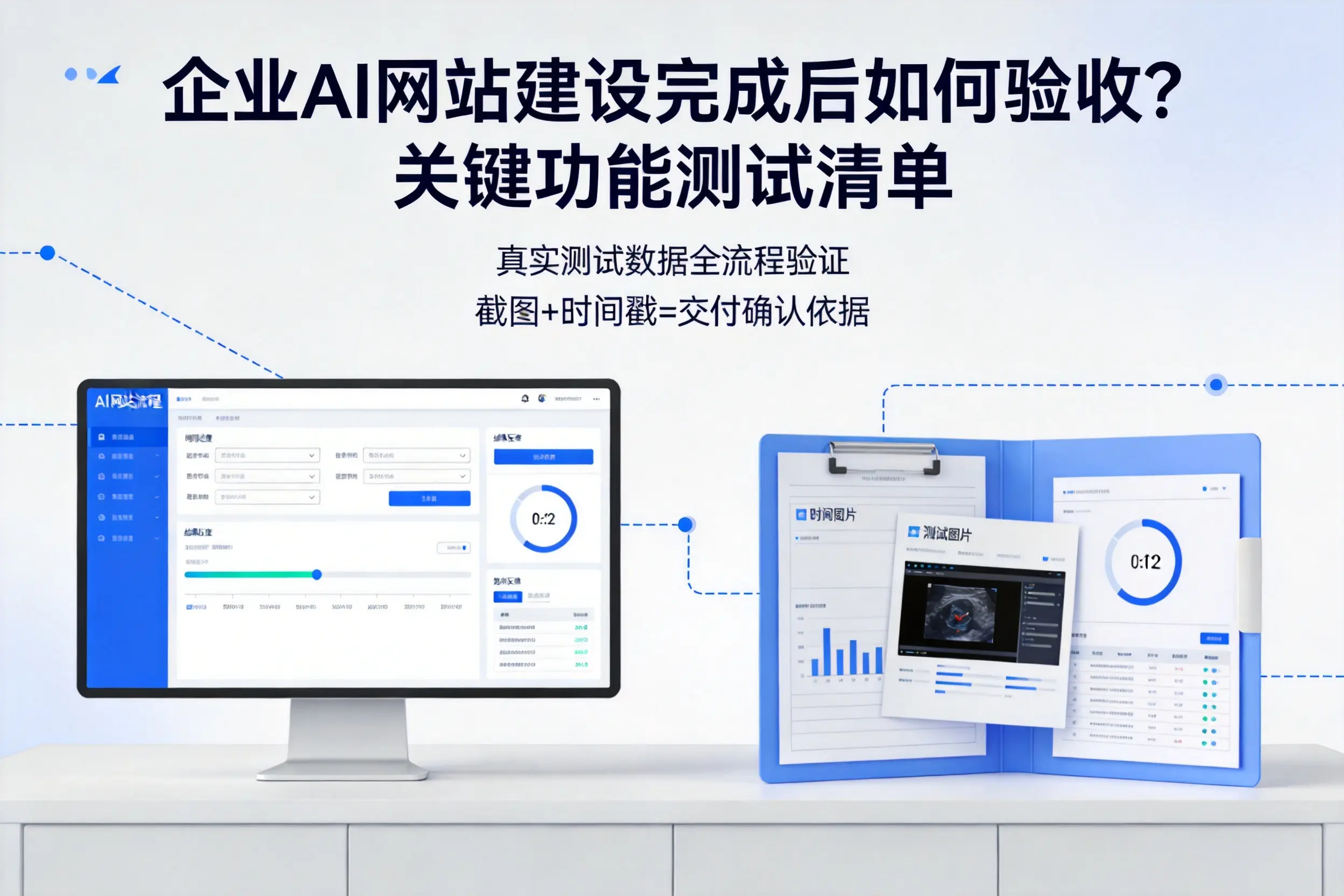 南昌企业AI网站建设完成后如何验收？关键功能测试清单