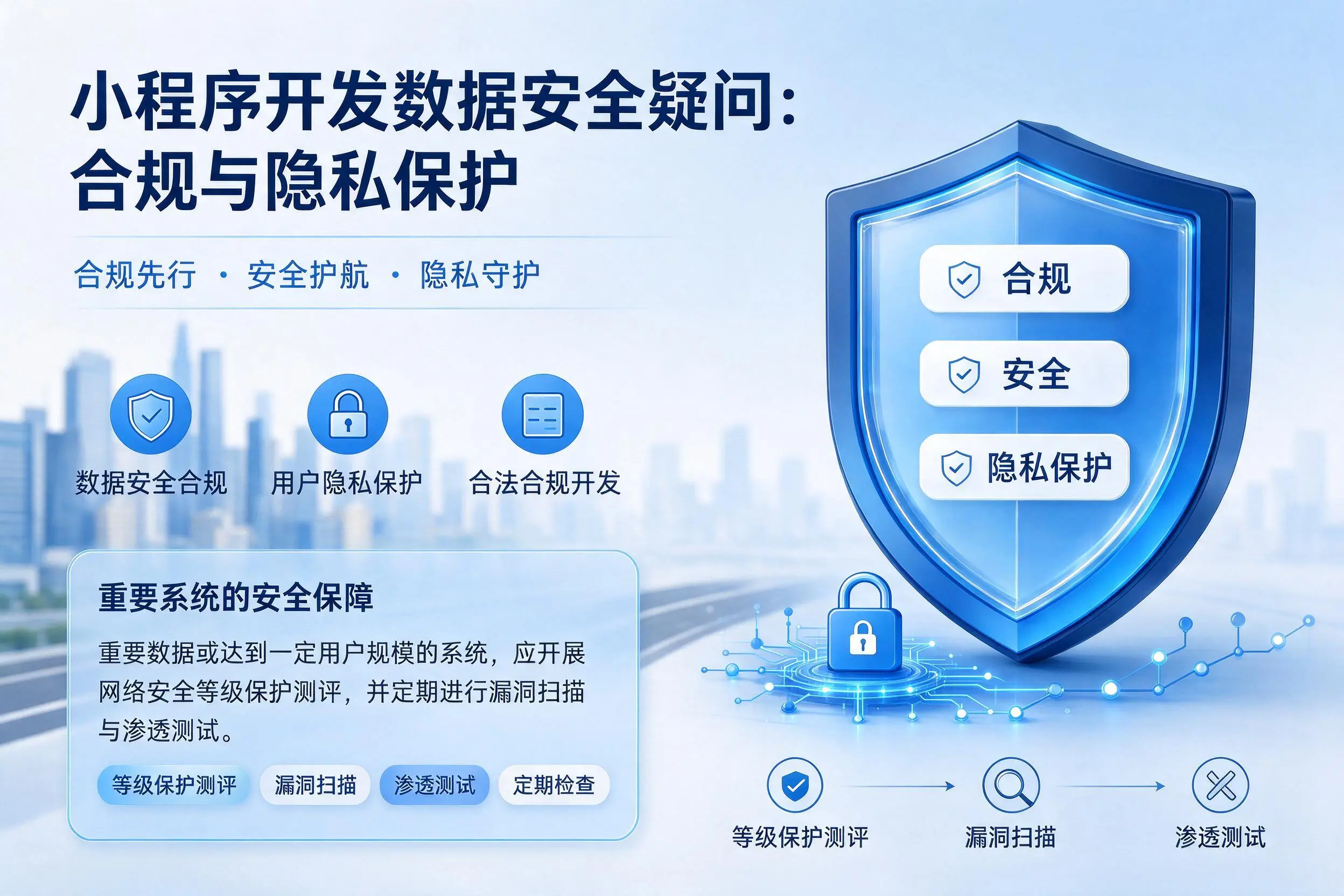 南昌小程序开发数据安全疑问：合规与隐私保护