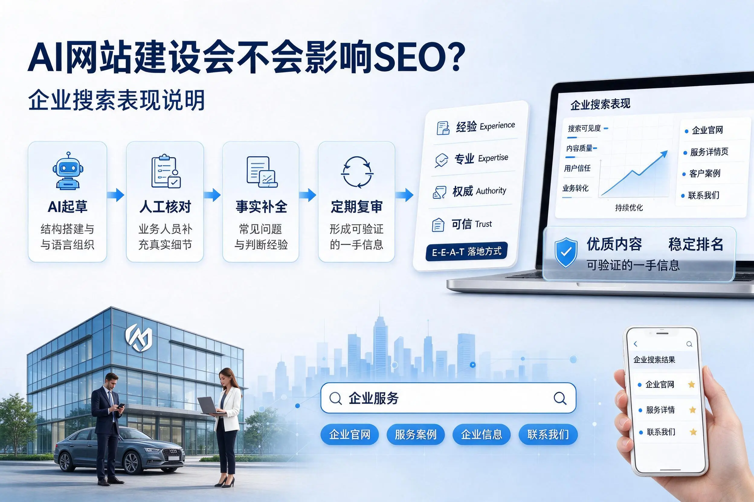AI网站建设会不会影响SEO?南昌企业搜索表现说明