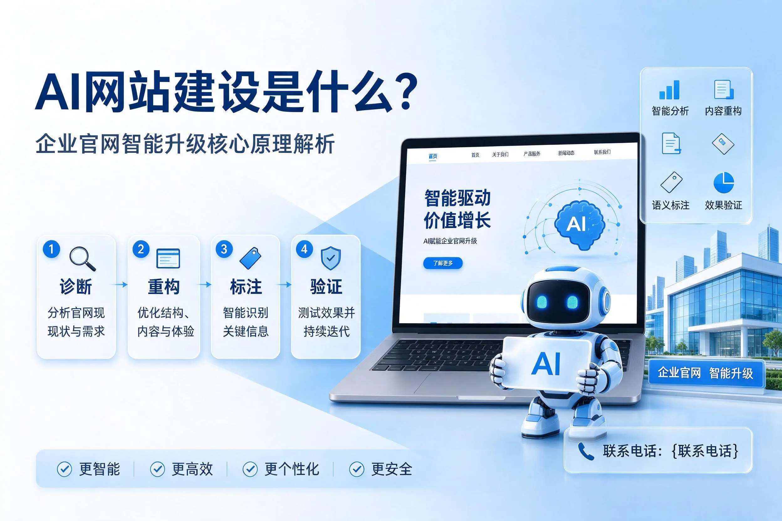 AI网站建设是什么?南昌企业官网智能升级核心原理解析