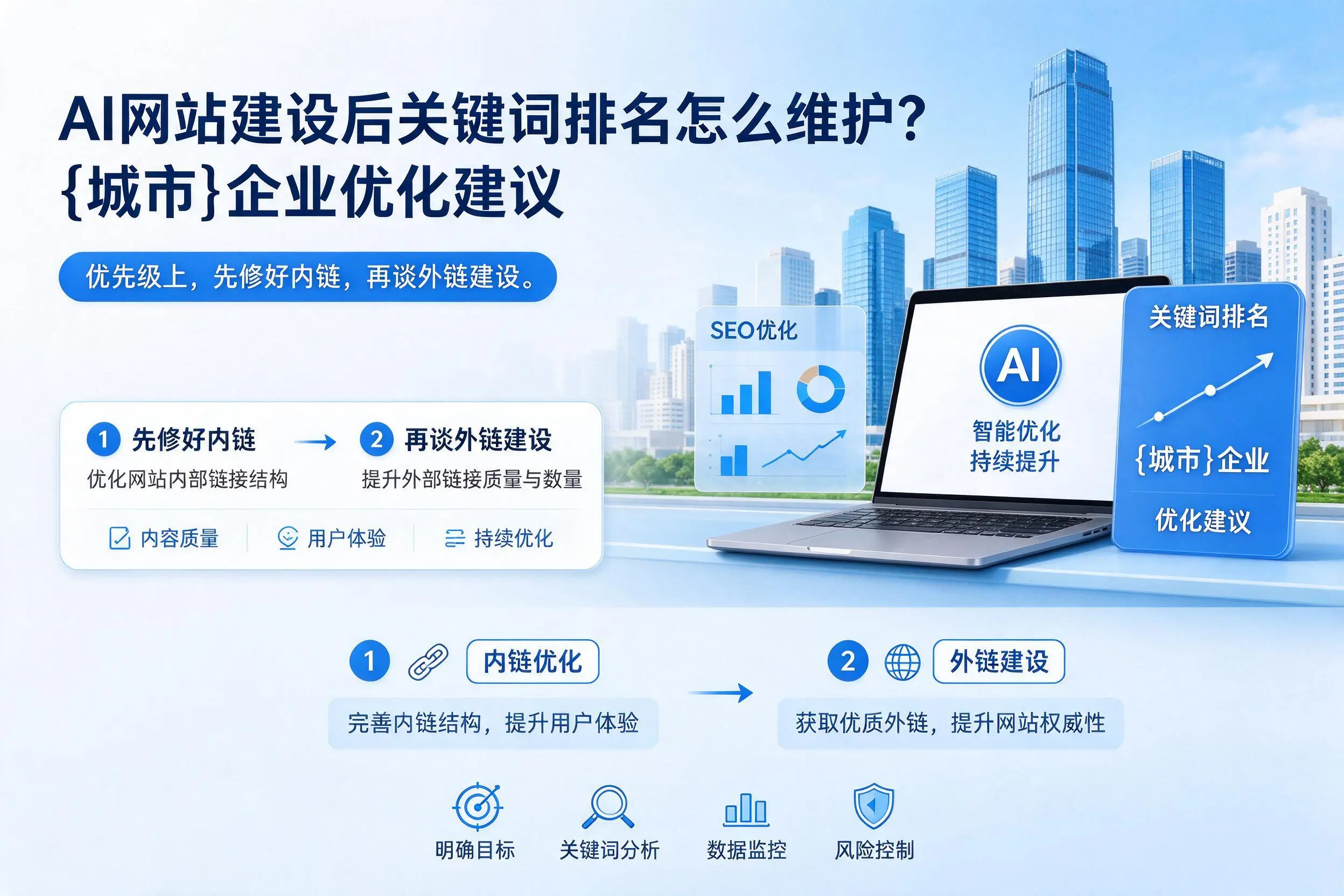 AI网站建设后关键词排名怎么维护?南昌企业优化建议